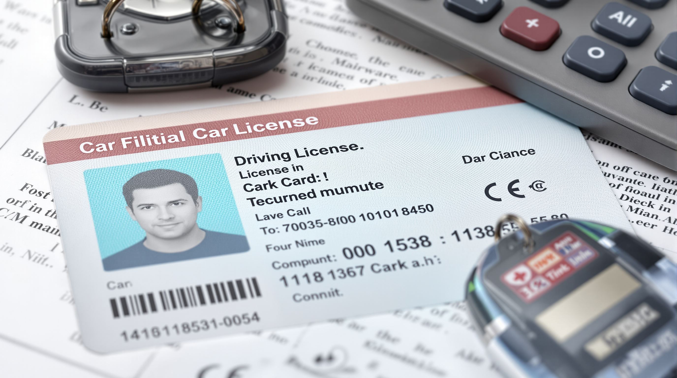 Examinateur évaluant un candidat au permis B